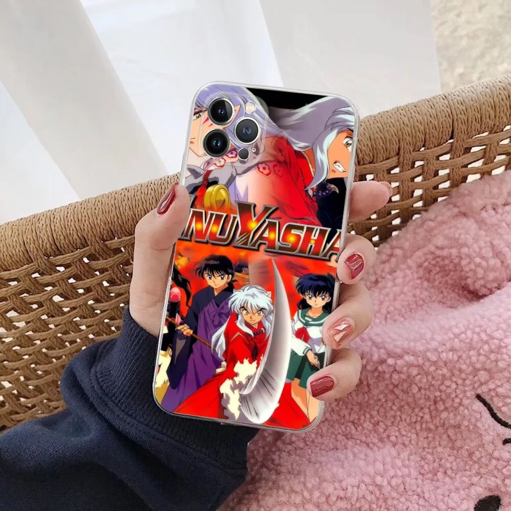 Inuyasha Anime Phone Case For iPhone 15 14 11 12 13 Mini Pro XS Max Cover 6 7 8 Plus X XR SE 2020 Funda Shell