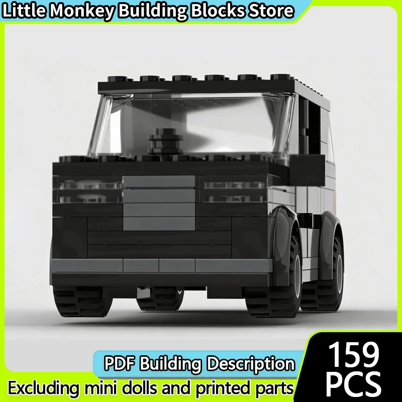 

City Car Model MOC Building Bricks Cullinan Luxury SUV Modular Technology Children Holiday Gifts Assemble Toys Suit
