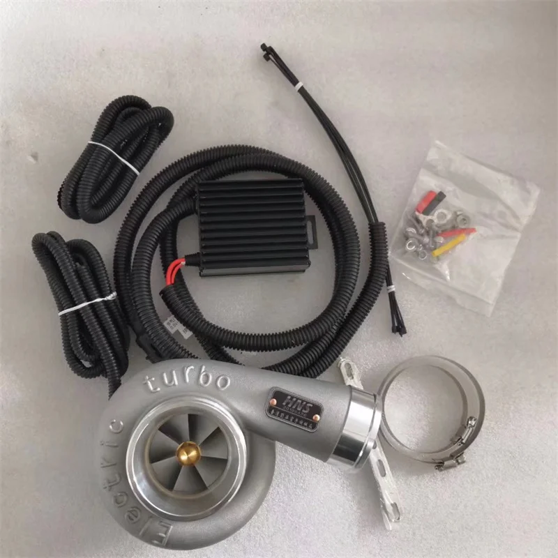 

New Electric Turbocharger Supercharger Kit Thrust Motorcycle & Car Air Filter Intake Retrofit/Upgrade 12V