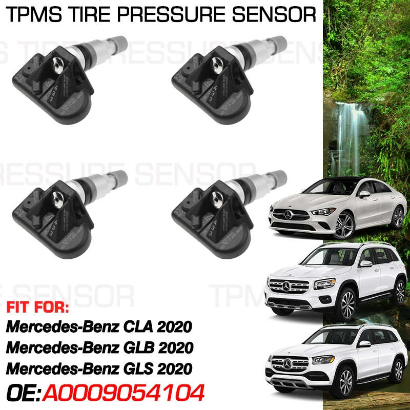 

For Mercedes Benz CLA Mercedes Benz GLB X247 2020 Mercedes Benz GLS X167 2020 433 MHz Tire Pressure Monitor System A0009054104