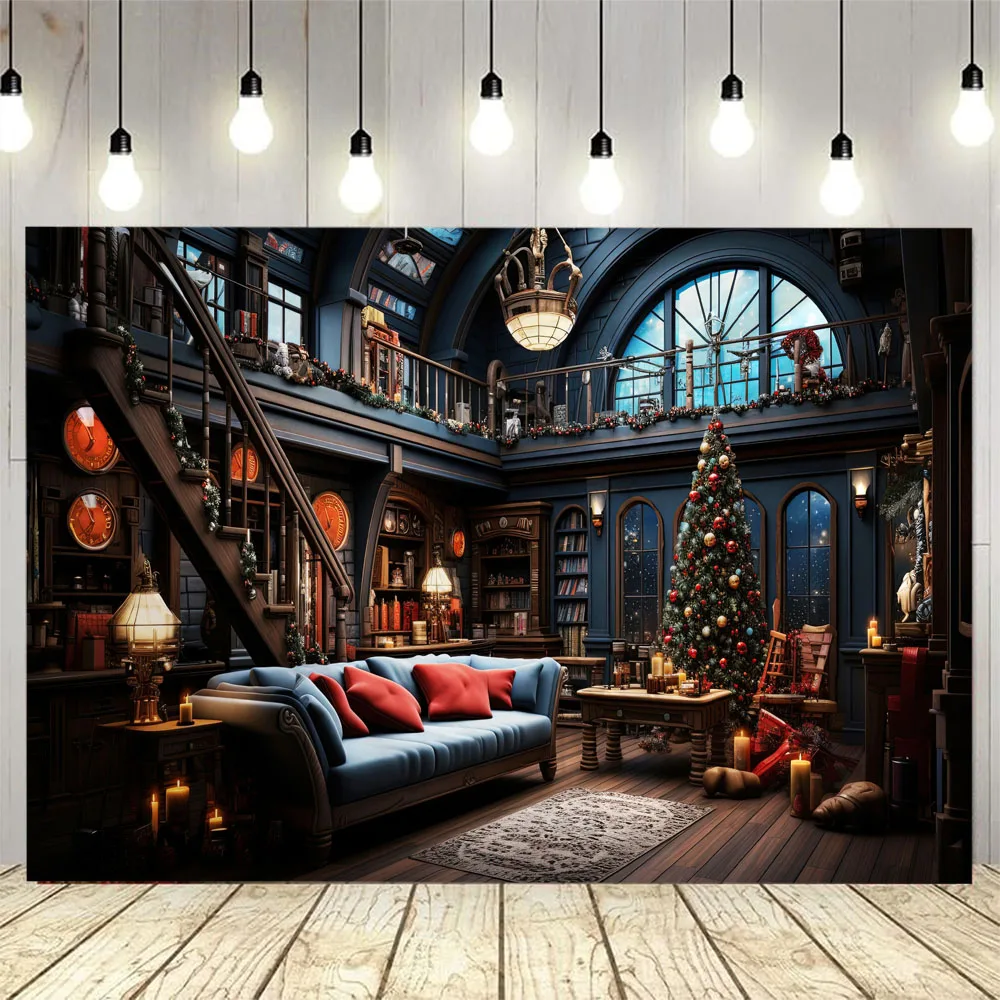 

Christmas tapestry Christmas balls Christmas tree fireplace snow scene decoration wall hanging home holiday decoration 9 sizes