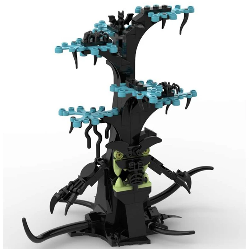 

150 шт. MOC со скрытой боковой елочкой монстров, строительные блоки, рождественский подарок, практические способности, мастер-серия, коллекционная модель издания