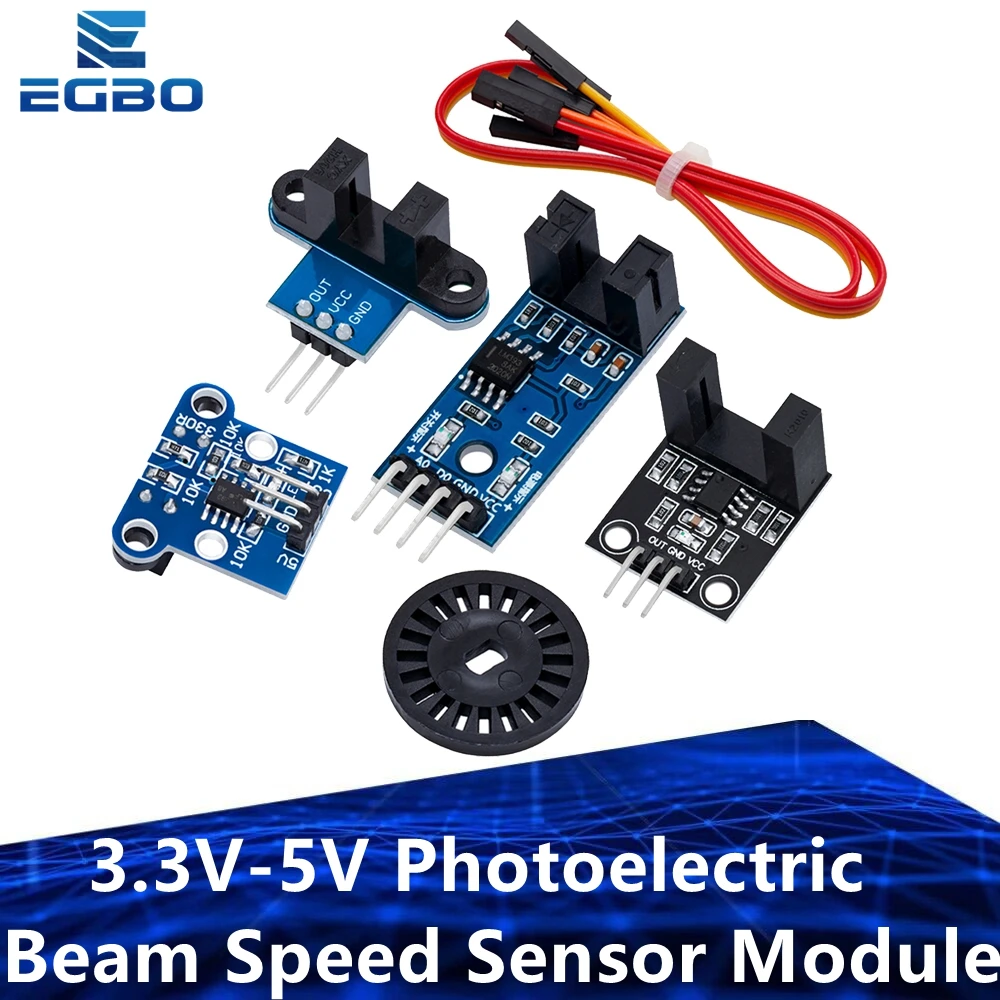 광전기 빔 속도 센서 모듈, 슬롯형 옵토커플러 타코 제너레이터 카운터, Arduino 51 AVR PIC DIY 키트용, 3.3V-5V