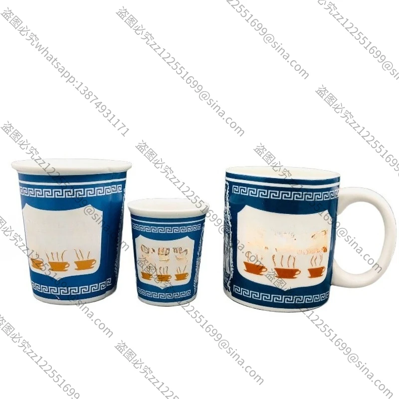 Para tazas de café de cerámica, vasos de papel icónicos de Nueva York