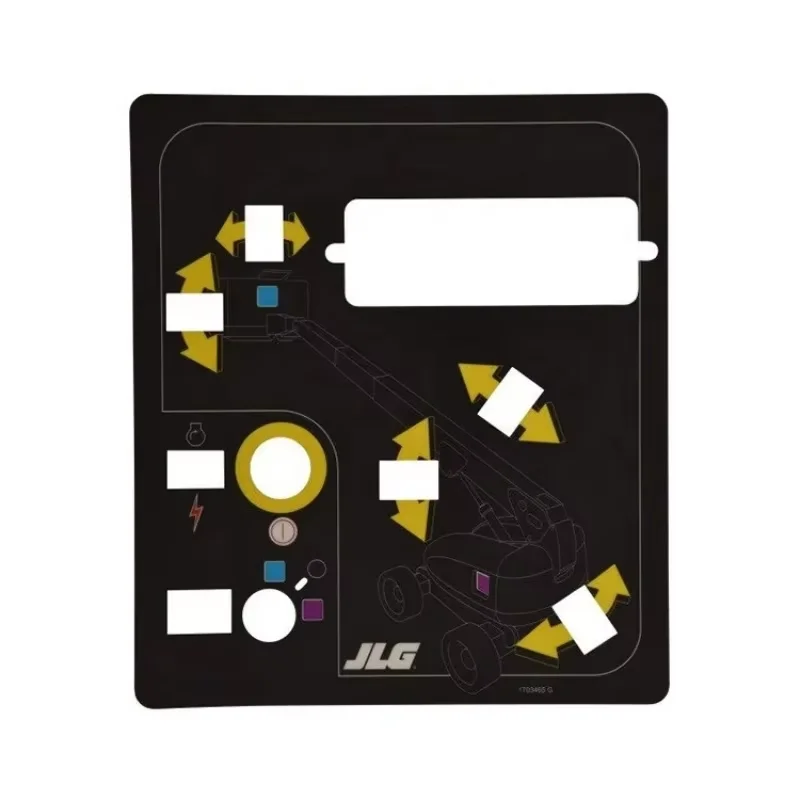 

1703465 Ground Control Decal used for JLG Boom Lift Platform Parts