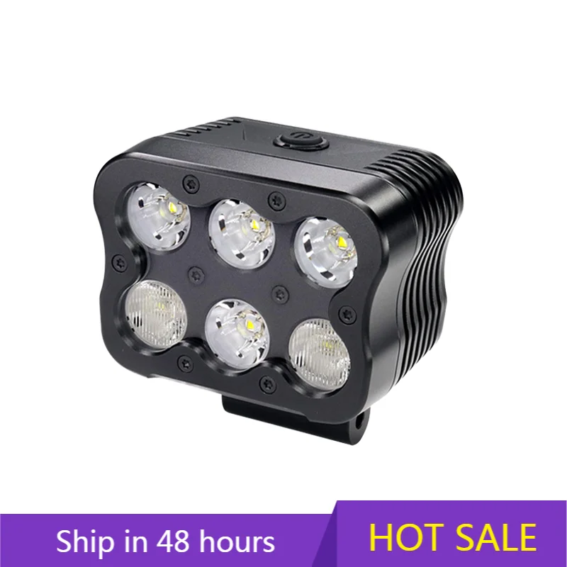 

POWER LEAPOEM E-bike E-Scooter Headlight 10000lm IL-256 36V 48V 60V 90V Super Bright Water Resistant Durable Aluminum Front Ligh