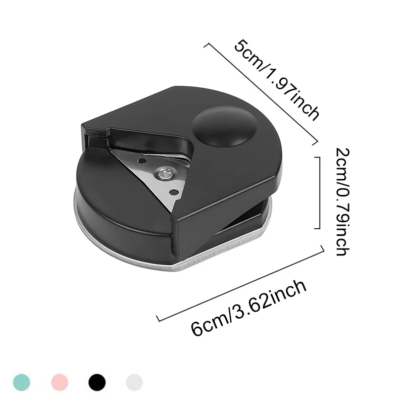 1 قطعة قاطع دائرة المحمولة المحمولة 4 مللي متر نصف القطر الزاوية آلة مستديرة ل ورقة صور بطاقة بريدية سجل القصاصات مكتب لتقوم بها بنفسك أداة للحرف اليدوية ZYF #6