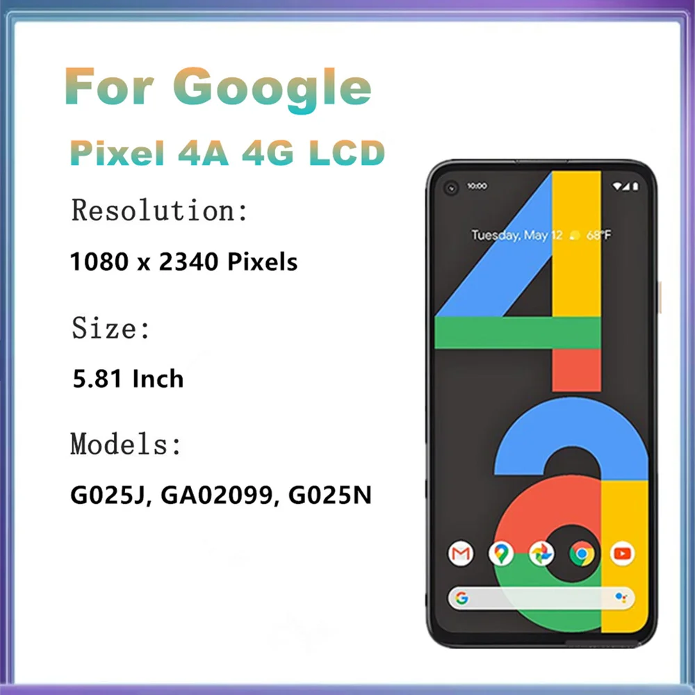 Google Pixel 4A 4G LCD Touch Screen Replacement