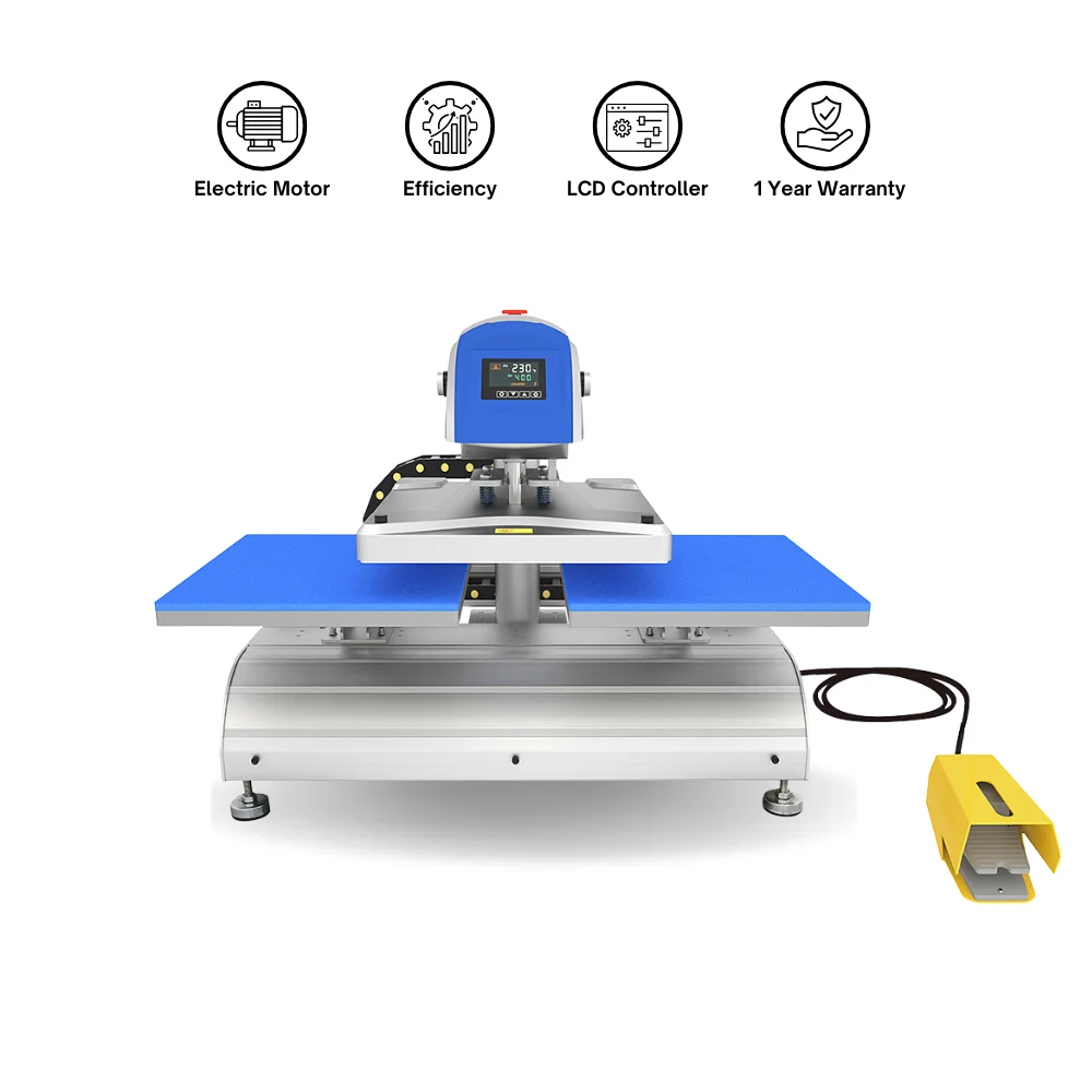 

16x20 Dual Heat Press Machine Automatic Electric Dual Heat Transfer Machine for Tshirt