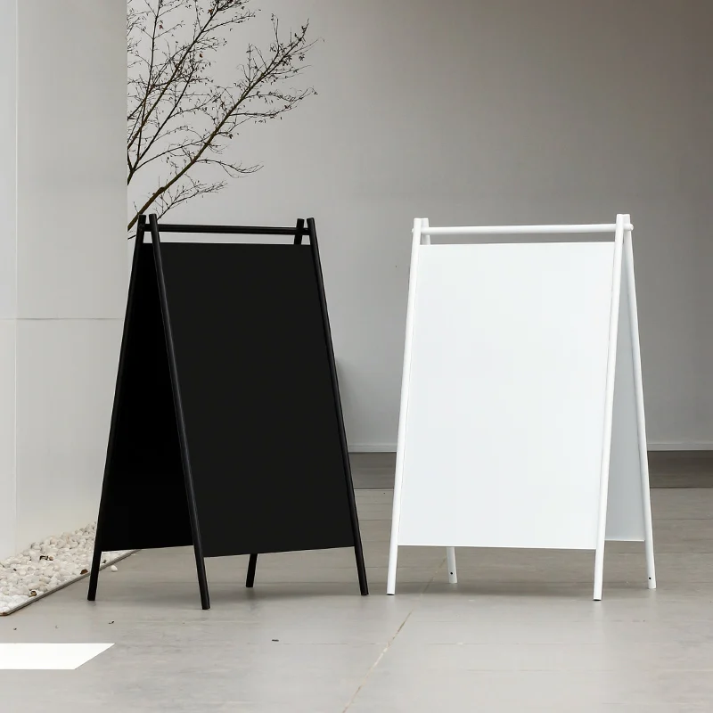 Double-Sided Windproof Outdoor Advertising  Board Heavy-Duty Metal Billboard Iron Racks Printed Poster Steel Aluminum