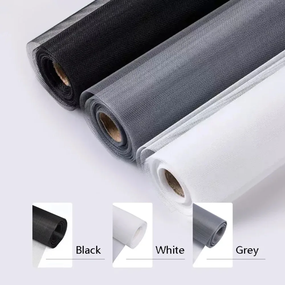 Durable Window Screen Mesh, Breathable Anti-Mosquito Bug Screen, Easy Install Adjustable Screening for Home Windows and Doors