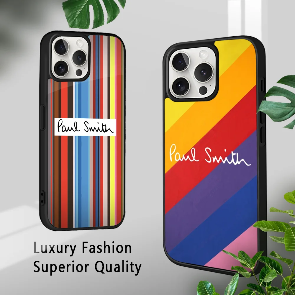 Rainbow Art P-Pauls S-Smith Phone Case For iPhone 16 15 14 13 12 11 Pro Xs Max Mini Plus Celulares Hard Funda