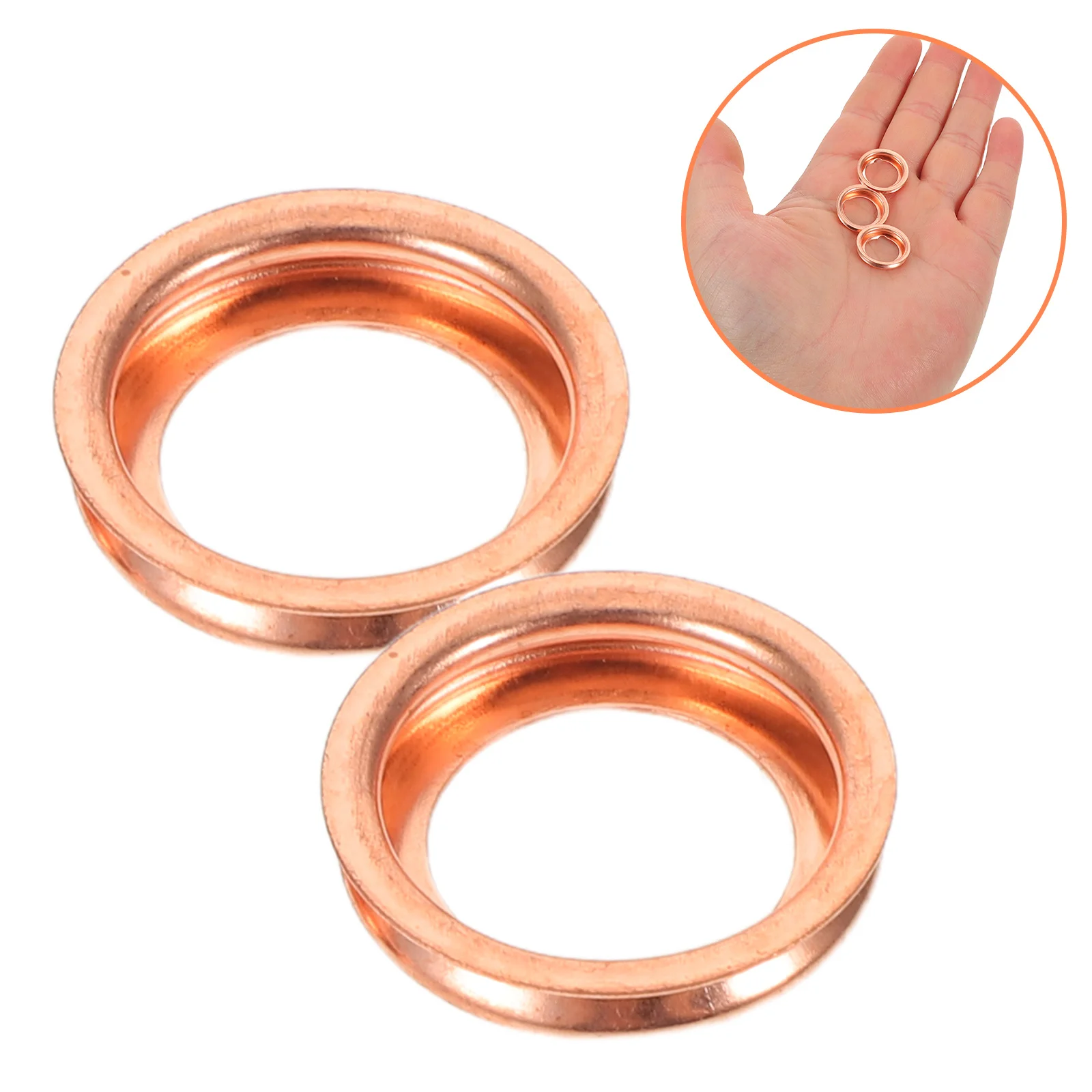 

20Pcs Engine Oil Drain Plug Washer Set Heavy-Duty Heat-Resistant Gasket for Oil Pan Sump Seal Reliable Car Maintenance Solution