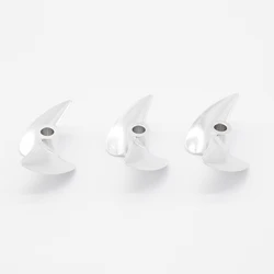 4MM aperture bayonet propeller CNC Aluminum Propeller 2 blades Prop Alloy Screw Left For 4mm Prop Shaft