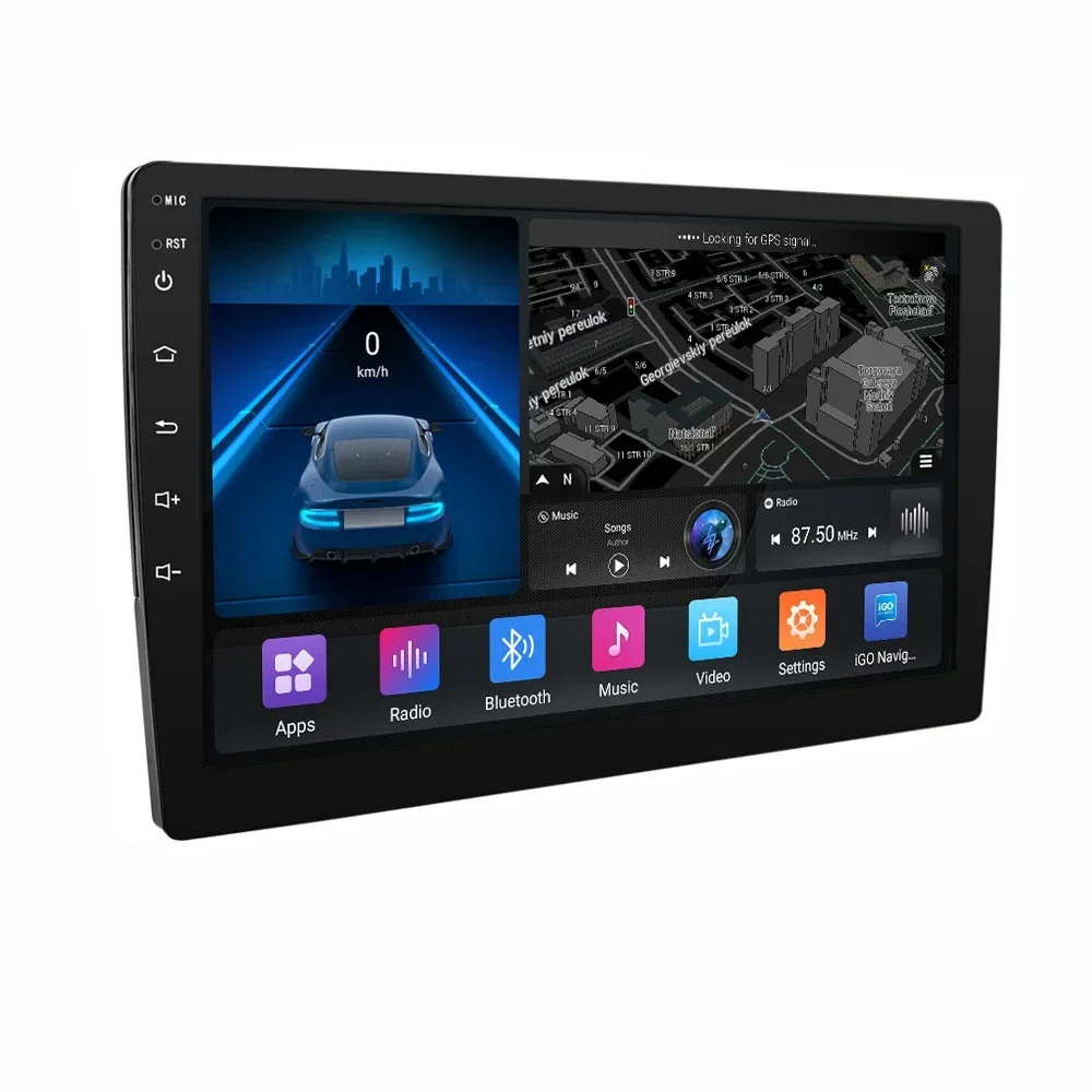 

Android 12 Wireless Carplay Car Radio with Cooling Fan Universal Stereo DVD Player GPS Navigation 10 Inch Screen Android Auto