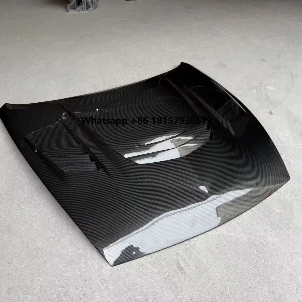 

MRD 370Z Bonnet Hood MBJ Style Hood Fits for Nissan Z34 Dry Carbon Fiber 370Z Engine Cover for Replacement.