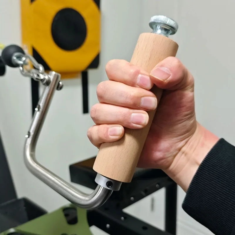 

Arm Wrestling Workout Table Handle L-bar Detachable Grips Wrist Forearm Triceps Strength Trainer for Home Gym Fitness Equipment