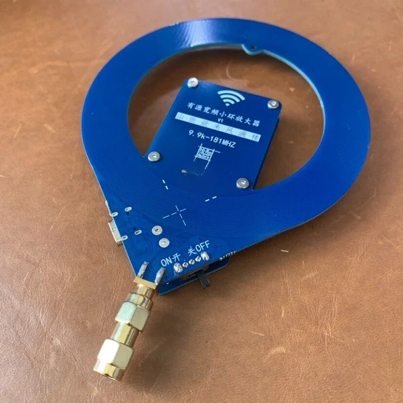 Mini Active Loop Antenna, LW MW SW FM Aviation Portable High Gain K6 Antenna, Frequency 10kHz-180MHz
