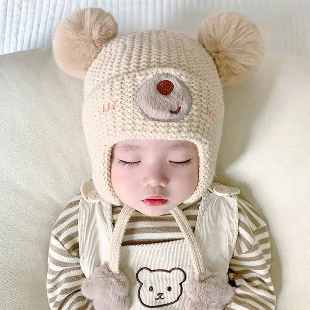 

Милая дизайнерская шапка из теплого материала, ветрозащитная детская шерстяная шапка, хлопчатобумажная ткань, вязаная крючком стильная зимняя шапка для мужчин и женщин