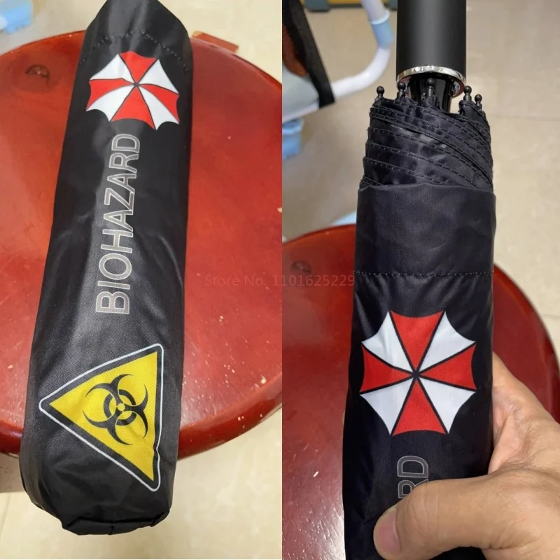 البضائع الشر المقيم مظلة قابلة للطي مظلة الشمس والمطر تأثيري الدعامة ، تأثيري ملحق الحلي الزخرفية