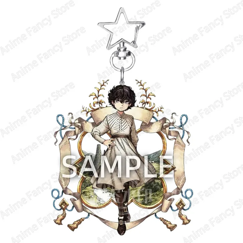 Witch Hat Atelier Olruggio Qifrey Coco Anime Acrylic Key Buckle Self-Made Peripheral Pendant Creative Gifts Acrylic Key Pendant view 3
