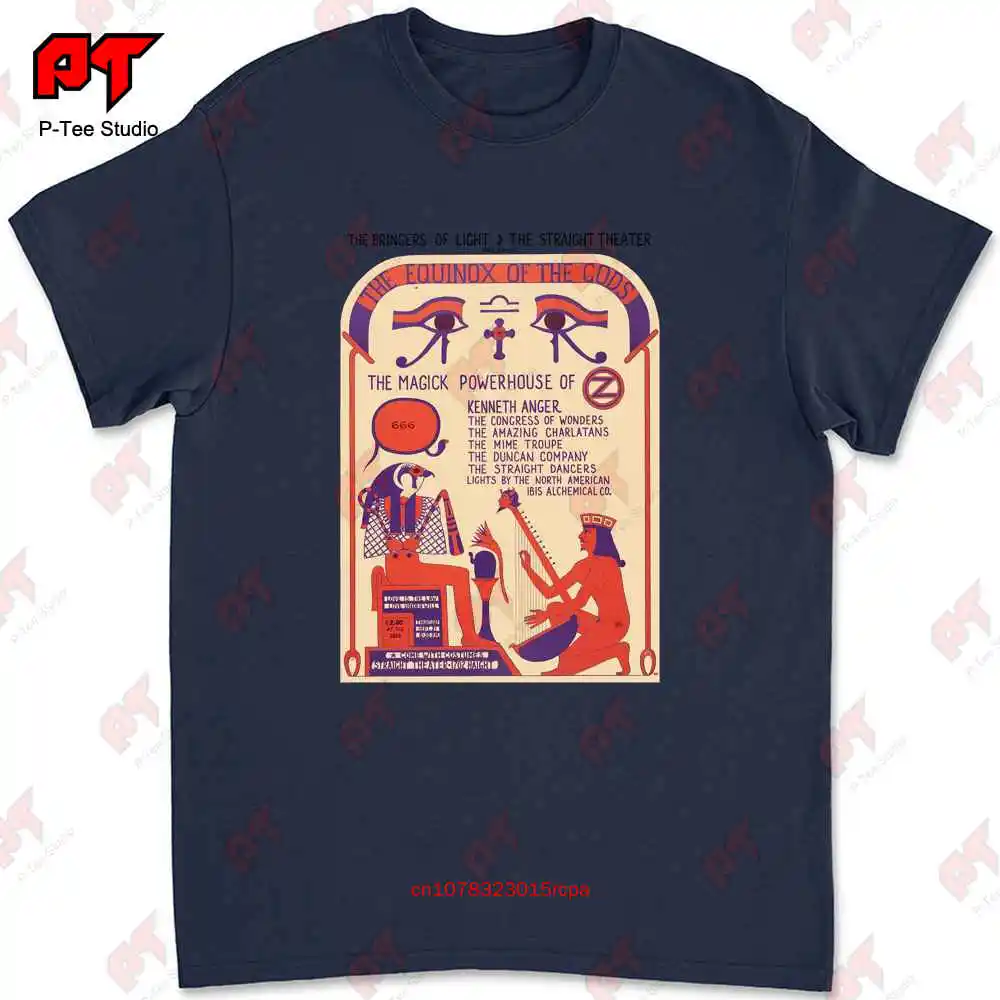 The Equinox Of Gods Kenneth Anger 666 T-shirt Tee S9EC