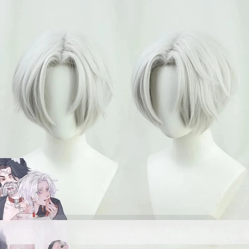 Tokyo Revengers Kurokawa Izana Cosplay Wig Tenjiku Leader Anime Roleplay Party Costume Prop Synthetic Hair Heat Resistant Fiber