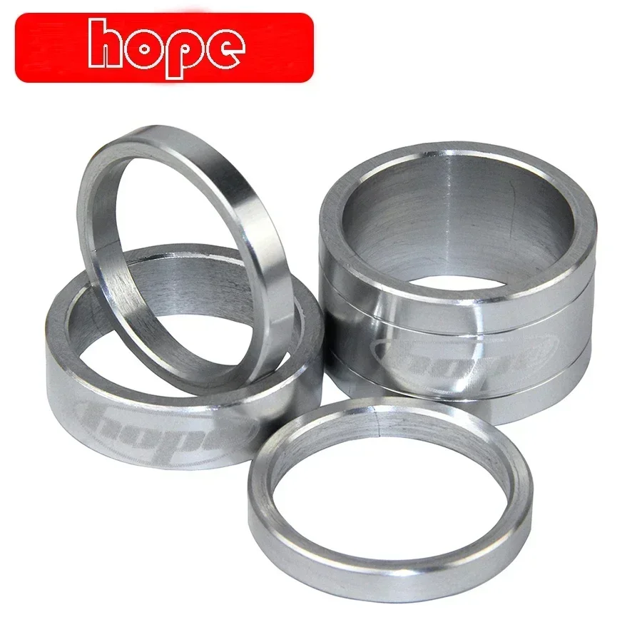 Hope T6 Aluminium Bike Headset Space Doctor Washer Mountain Bicycle Front Fork Washer Bike Stem Handlebar Spacers Ring Gasket