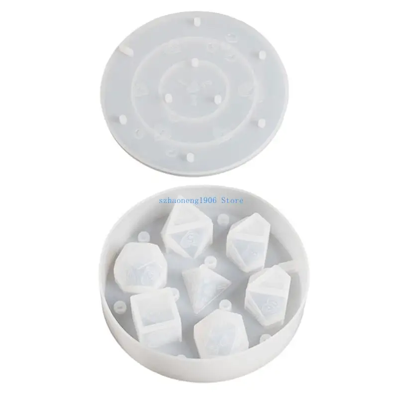 

Силиконовый контейнер 85LF с крышкой, легко моющийся чехол для хранения кубиков, эпоксидная форма, ювелирные изделия для встреч