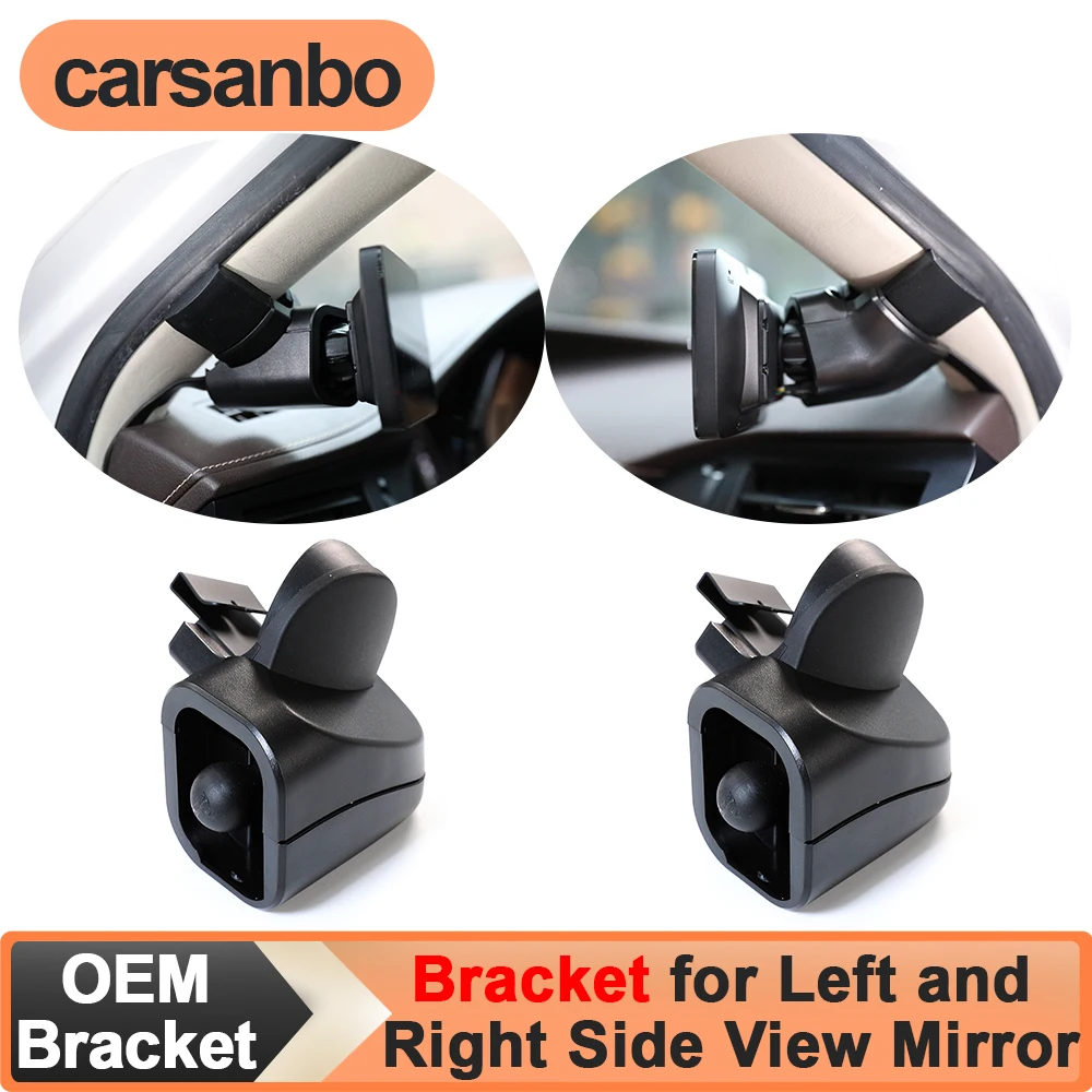 Carsanbo For Car Side View Blind Spot Mirror Monitor Mounting Bracket 2pcs Left and Right Side Screens Holders Car Accessories