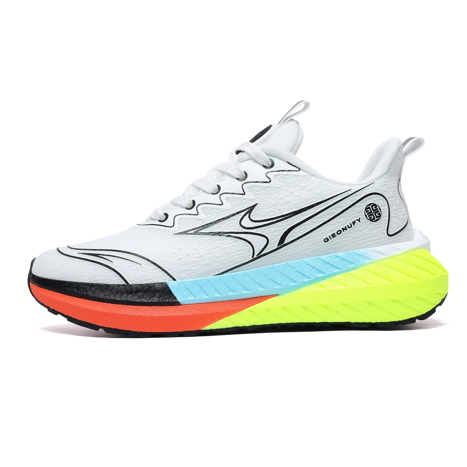 

Fashionable Summer Men's Sports Running shoes, Comfortable and Breathable Casual Sports shoes, MD Elastic Rebound Casual shoes
