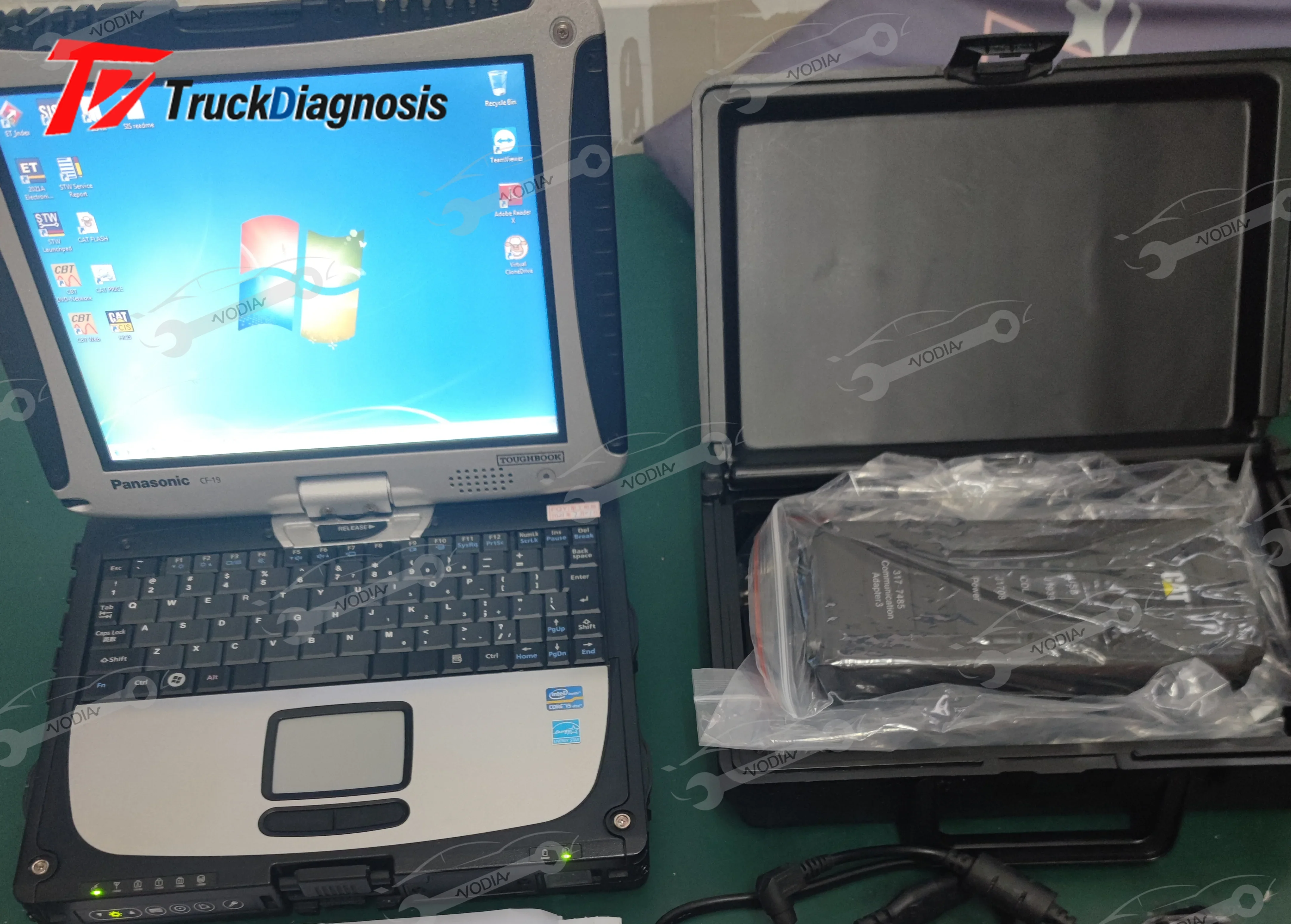 

CF19 laptop+ET4 Communication Adapter III comm3 with 2023 ET diagnostic interface+sis software+Flash for CAT diagnostic kit tool