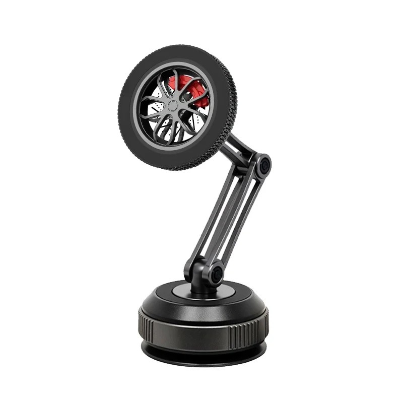 360° Foldable Vacuum Magnetic Phone Holder, Magnetic Car Phone Mount, Hands-Free Suction Cup Phone Holder for Smooth Surface