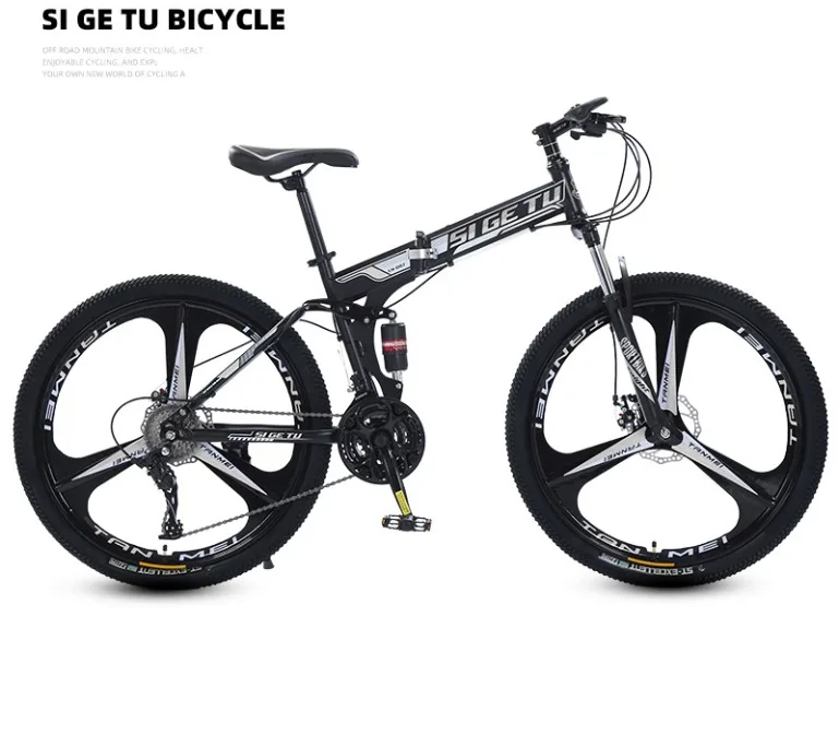 Oferta especial, cuadro de Bicicleta plegable de acero al carbono, freno de disco, Bicicleta de Montaña plegable, precio al por mayor, Bicicleta MTB