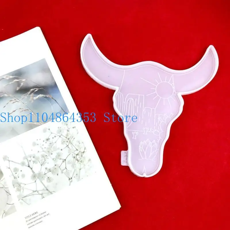 652F Resin Molds Glossy Wall Pendant Molds for Making Cup Mats DIY Craft