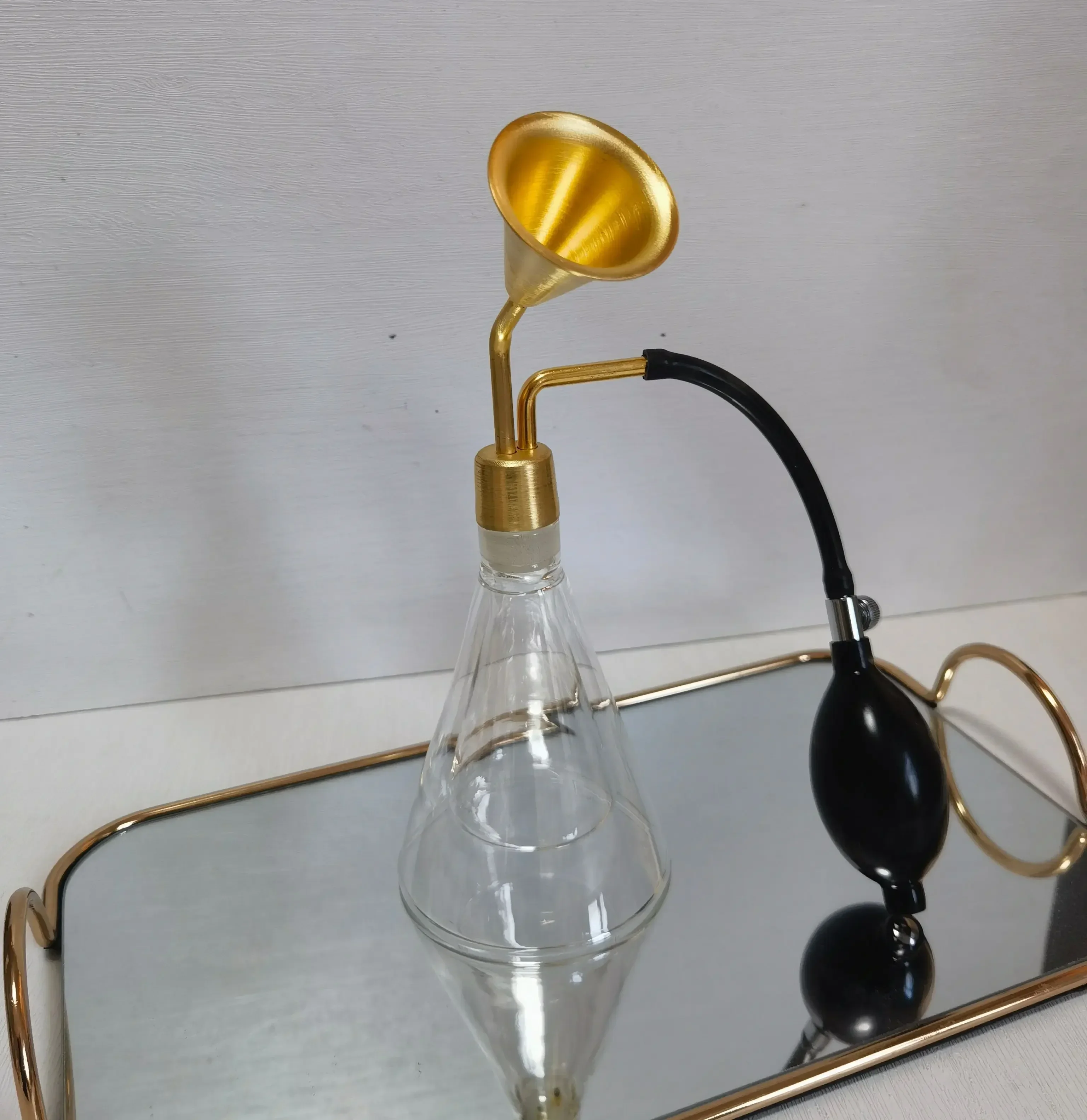 Glass aromatherapy test bottle SPA spa aromatherapy essential oil perfume coffee bean wine appreciation device