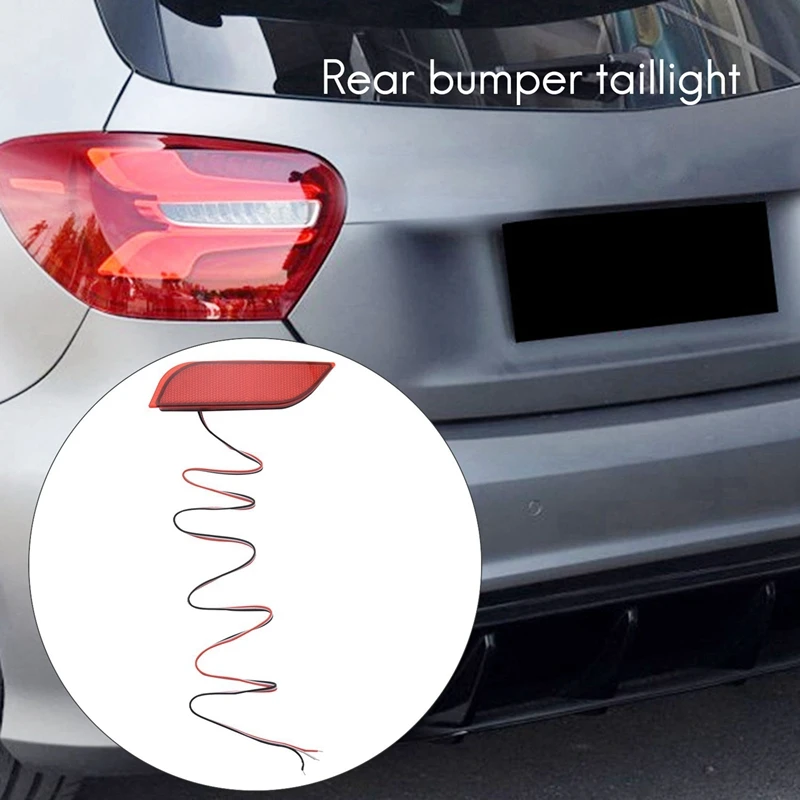 4X Automotive LED Rear Bumper Tail Light Brake Light Turn Signal Light Reflector For Subaru / Impreza / Xv / Wrx