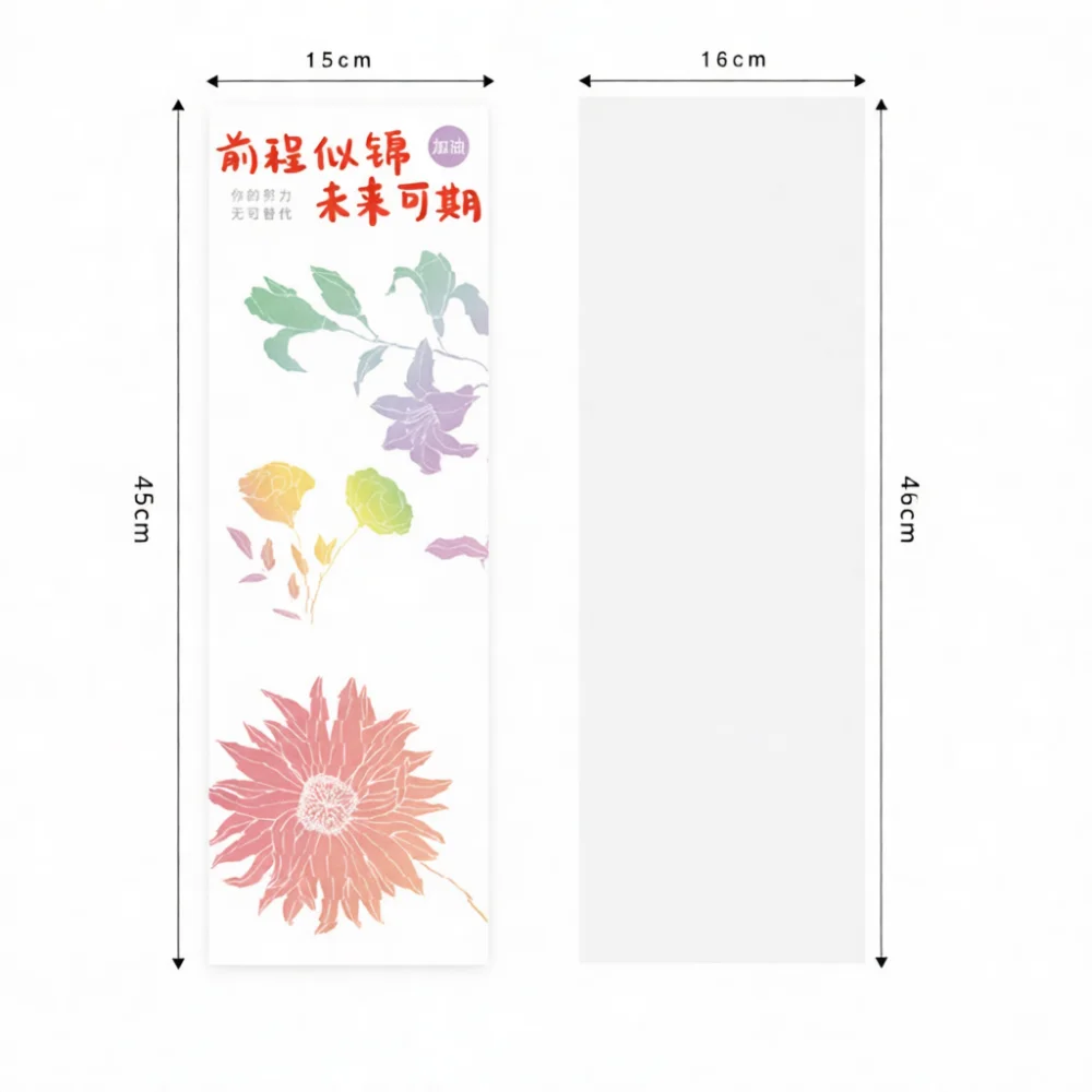 Single Sunflower Packaging Sleeve Clear Pouch Graduation Gift Wrap Floral Arrangement Supplies Party Favors