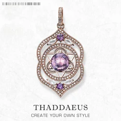 Pendant THIRD-EYE CHAKRA,Brand Fashion Trendy Jewelry Europe Rose Gold Color 925 Sterling Silver Gift For Woman