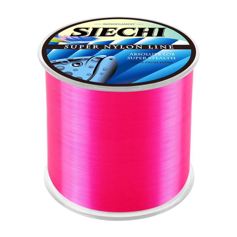 Superstarkes Nylon-Angelband 500m/1000m Langlebige Monofilament-Schnur für Süßwasser- und Salzwasserfischen