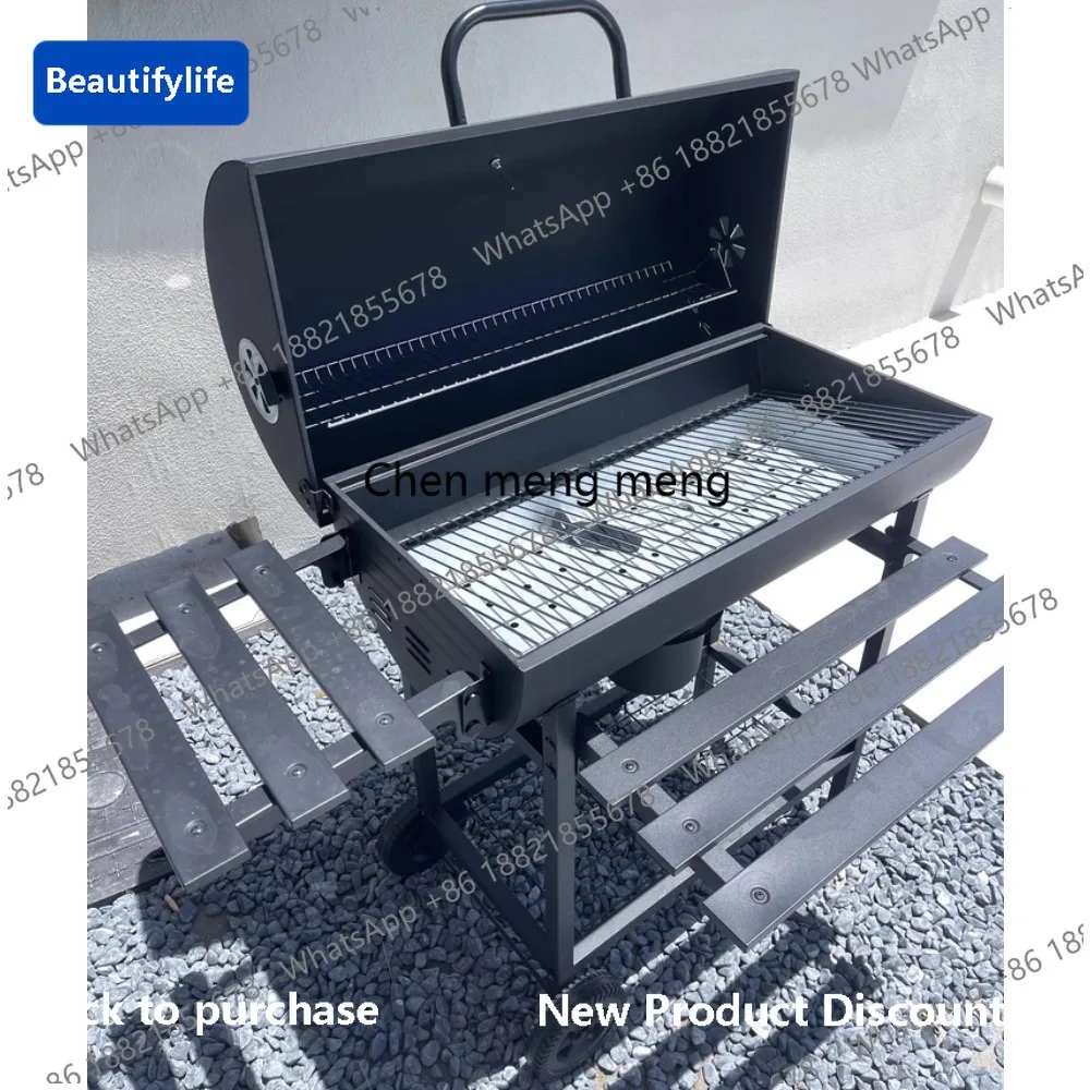 

Уличный гриль для барбекю A56 для виллы/двора, угольный американский гриль, большой, для домашнего использования