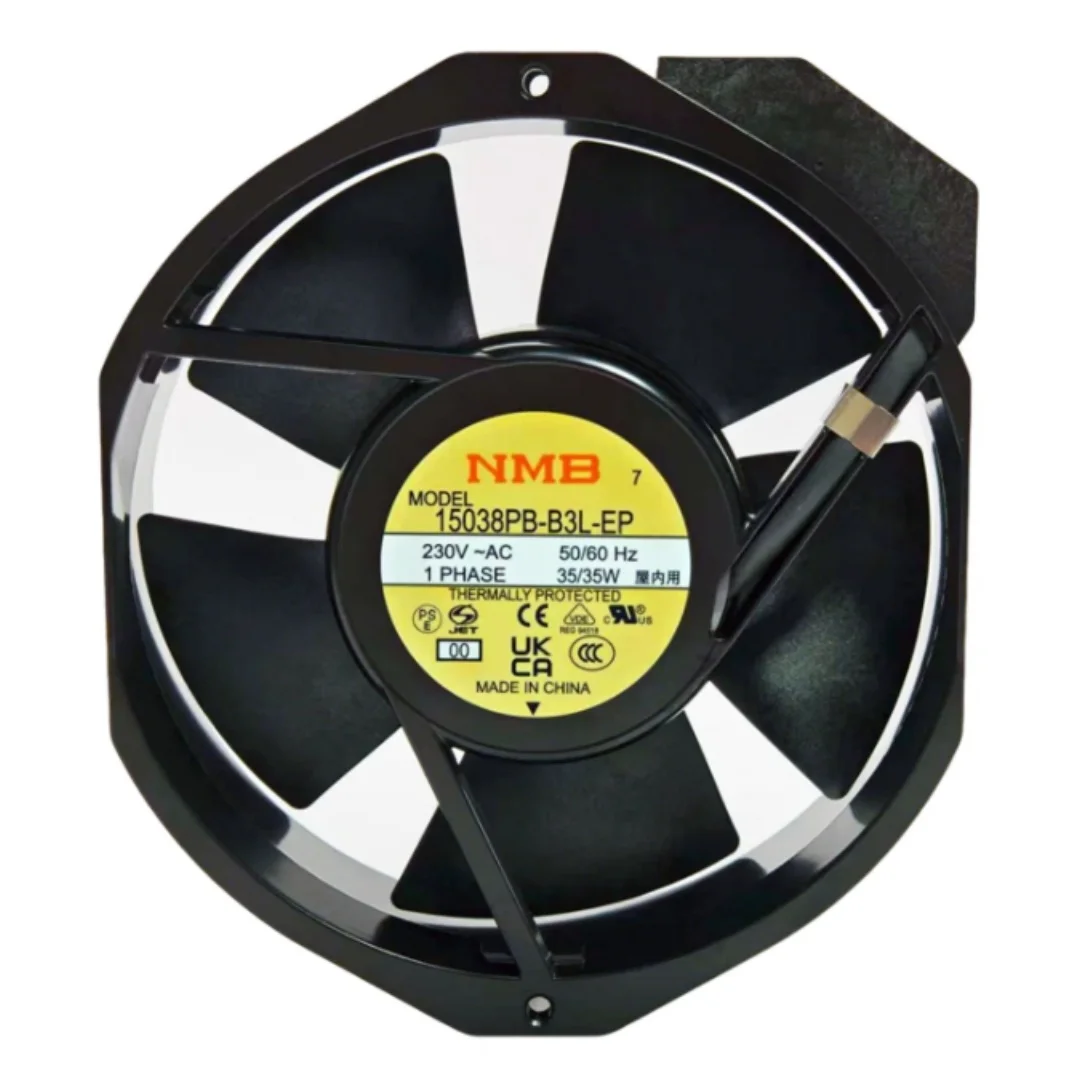 

NMB 15038PB-B3L-EP AC 230V 0.19A 172x150x38mm Server Cooling Fan