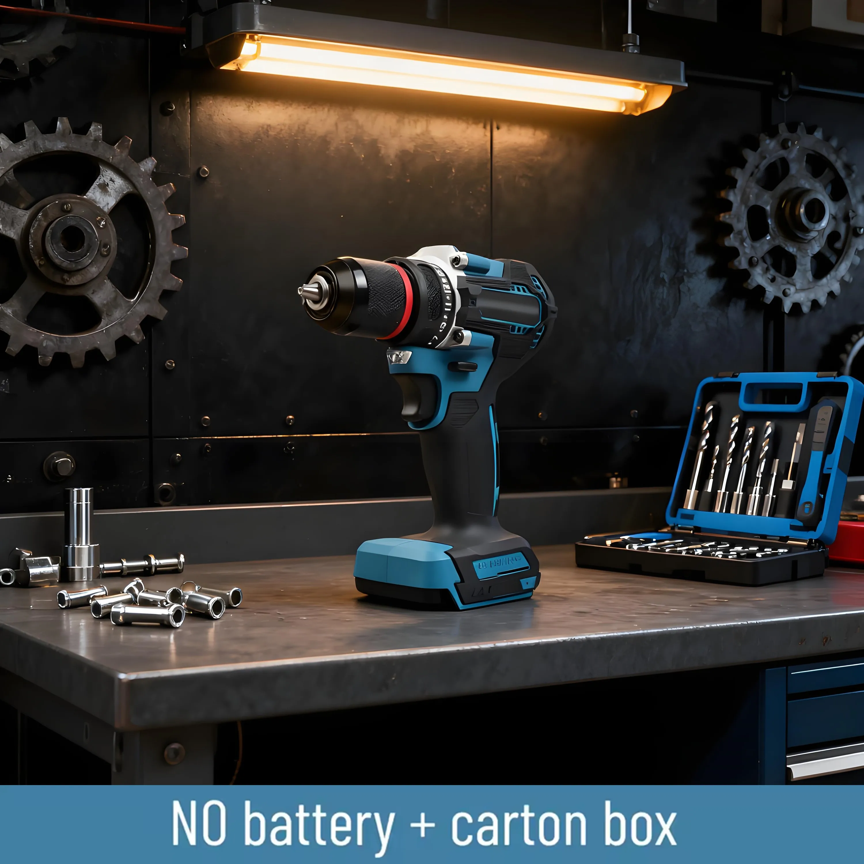 Pino de bateria de 18v, 1/2 polegadas, 1700rpm, furadeira sem fio, martelo compacto, motor sem escova, acionamento elétrico de lítio adequado