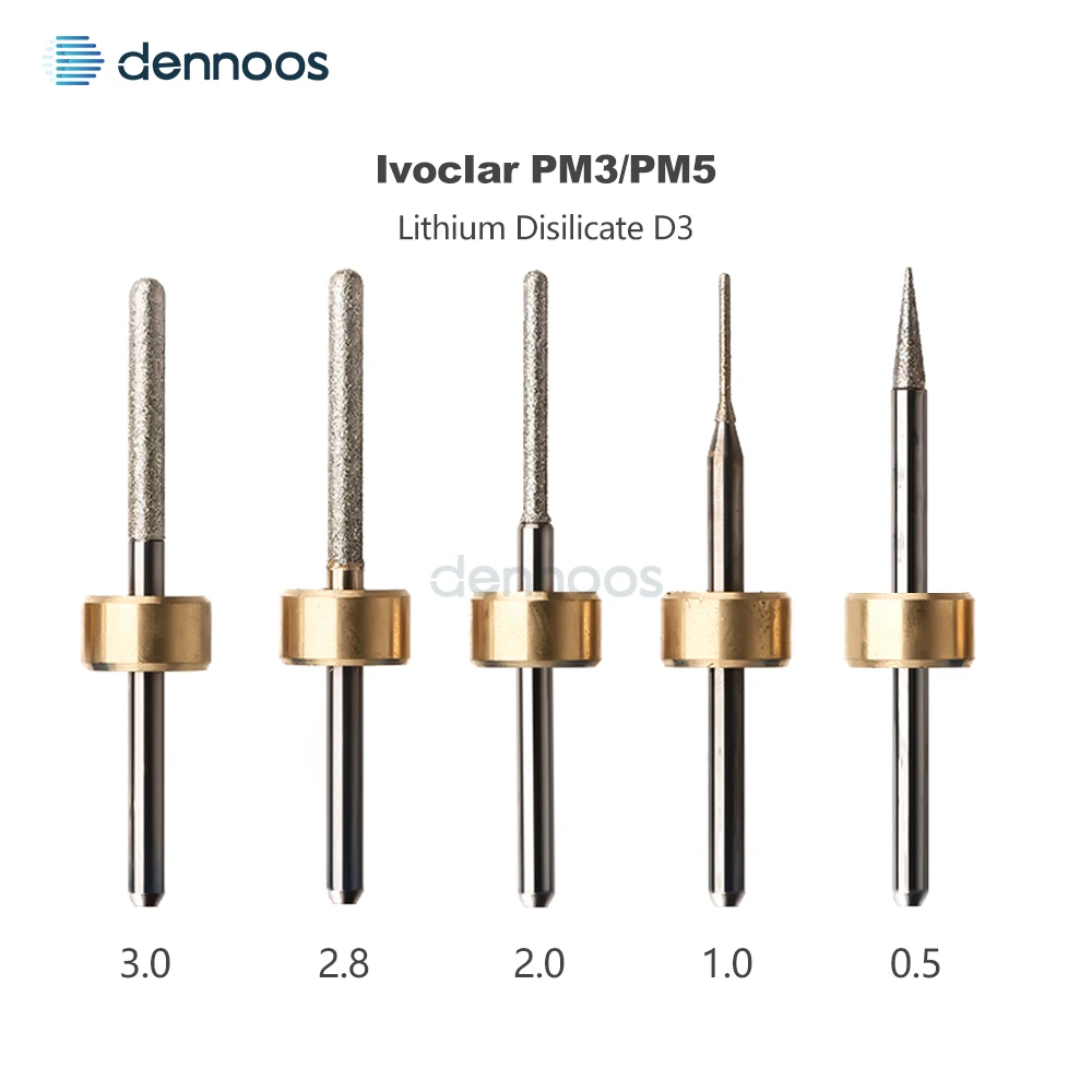 Fräser für Ivoclar PM3 PM5 Dental Lab Zirkonia Lithium Disilikat PMMA D3 Schleifbohrer Zahnarzt Fräser Werkzeuge – Detail 9