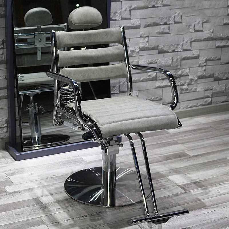 

Luxury Modern Barber Chair Nordic Salon Ergonomic Fashion Hairdresser Chair Personalized Aesthetic Silla Barbero Hair Furniture