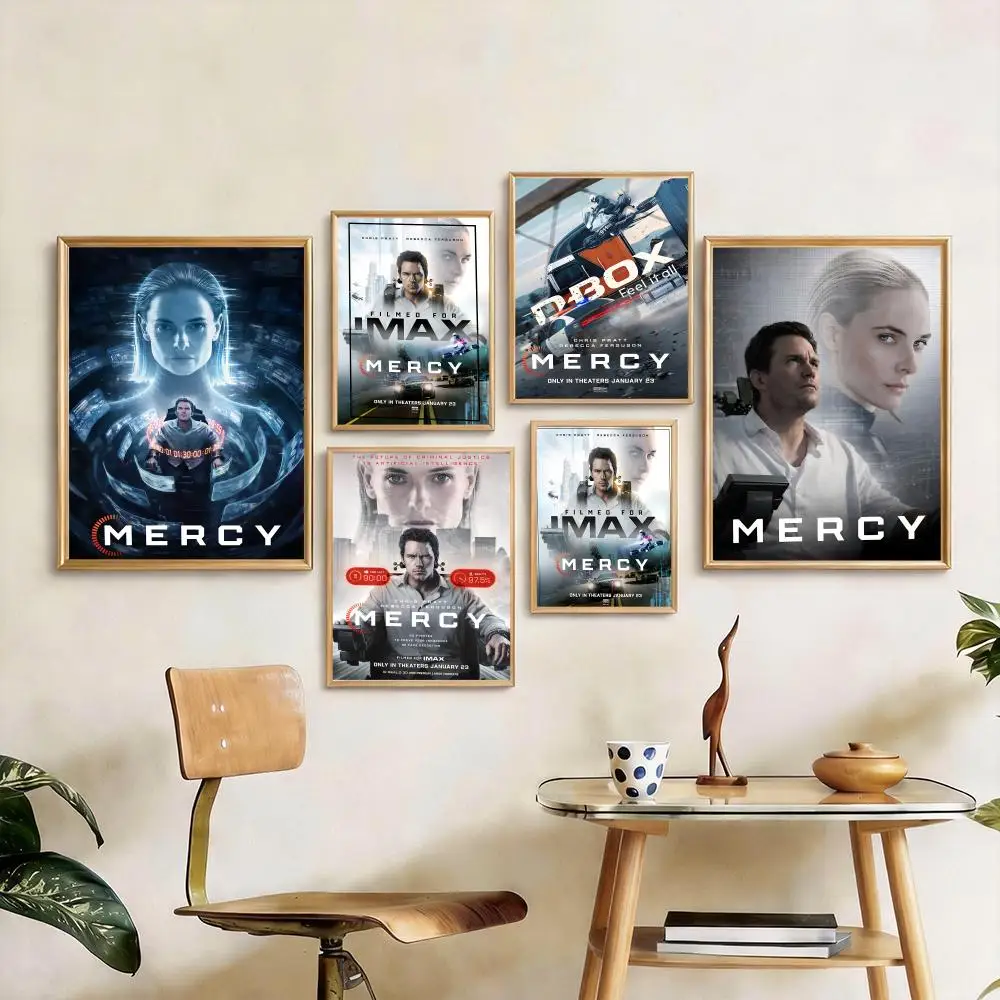 Affiche Compassionate M-MercyS personnalisée en PP, autocollant mural épaissi pour la décoration de la maison