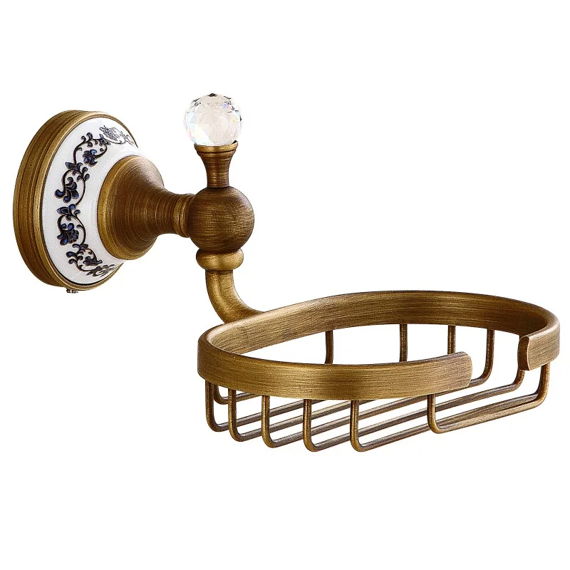 

European wall hanging antique copper soap net retro pendant, hotel bathroom soap dish soap net