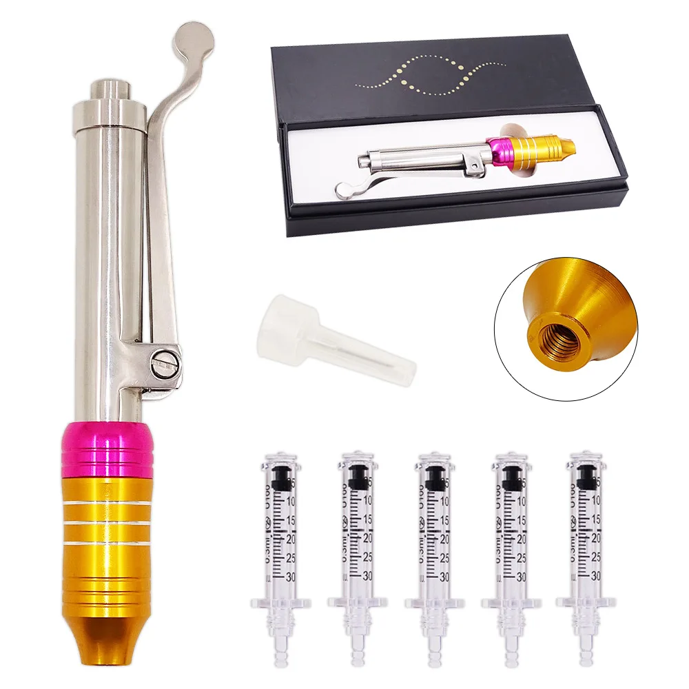 

0.3ML Hyaluron Pen High Pressure Hyaluronic Acid Pen Gun For Anti Wrinkle Lip Lifting Atomizer Skin Lip Needleless Syringe