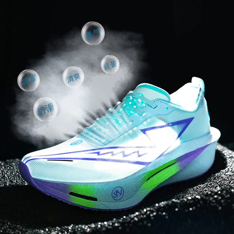 

Men's Fashionable Casual and Comfortable Sports Running Shoes - Breathable Fabric Upper, Non-Slip and Wear-Resistant