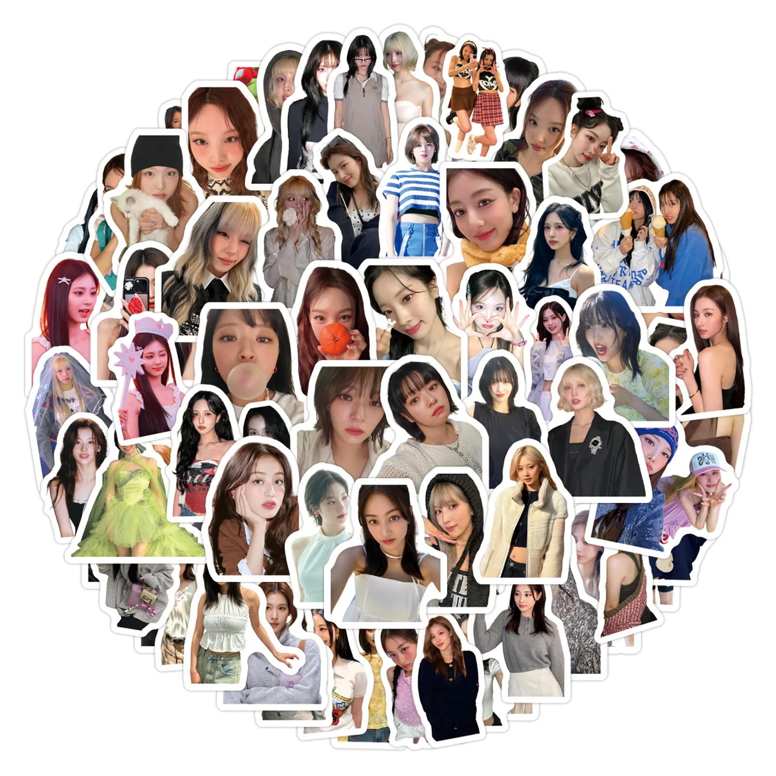 100 قطعة جديد مرتين المشاهير الكتابة على الجدران ملصقات KPOP الكورية فتاة مجموعة ملصق المشجعين هدية DIY بها بنفسك محمول الغيتار الهاتف الشارات مقاوم للماء #1